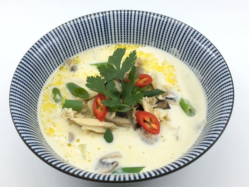 Tom kha gei - thailändische Hühnersuppe