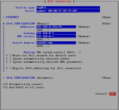 Basic konfigurasi Centos 7 Server