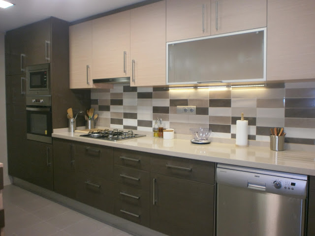 Ideas de revestimientos para las paredes de la cocina - Cocinas con estilo