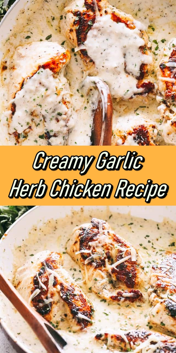 Creamy Garlic Herb Chicken Recipe - Recipe Notes