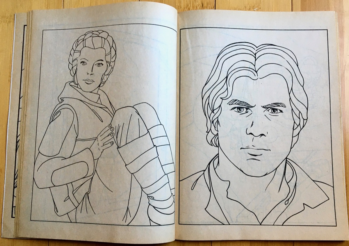 theswca blog: Stay Inside the Lines: Kenner's Star Wars Coloring Books (1978-1985)