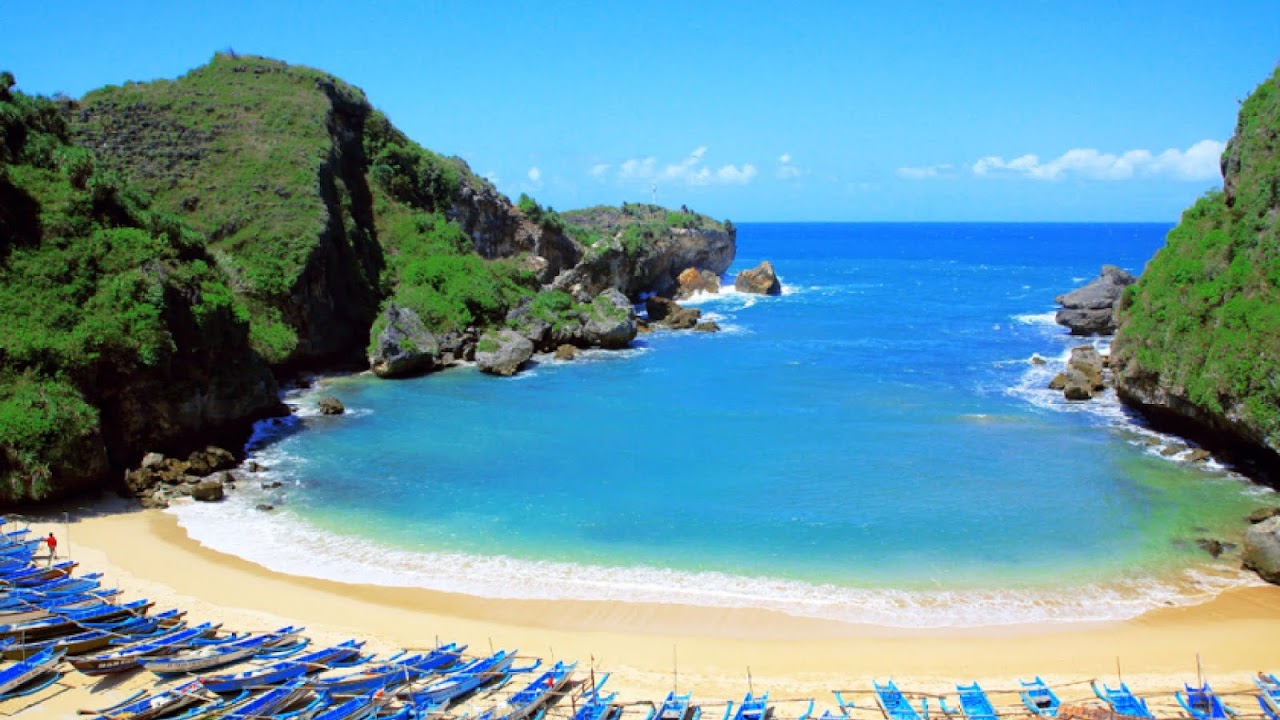 Pantai Gesing Gunung Kidul Spot Keren Untuk Foto Wadah Wisata