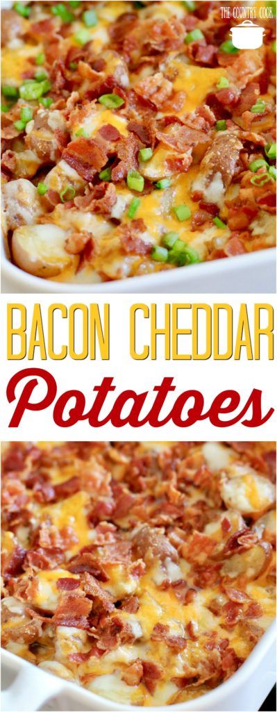Bacon Cheddar Potatoes | Barbara Cooking
