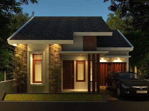 gambar rumah minimalis sederhana 1 lantai model 38