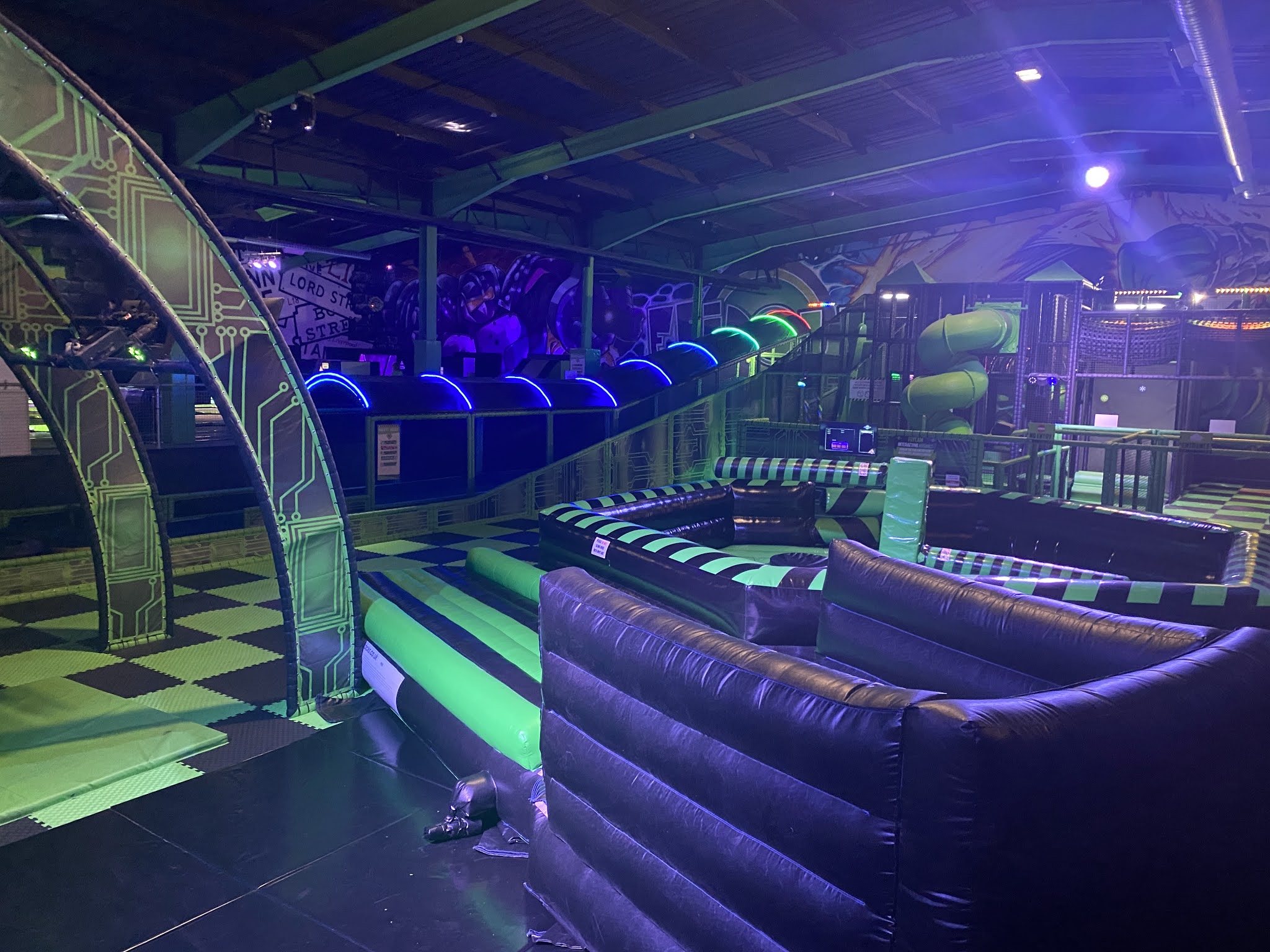 Playdays and Runways Flip Out Trampoline Park, Liverpool