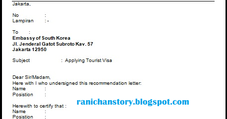 Rani Chan Story: Cara Mengurus Visa Korea Selatan