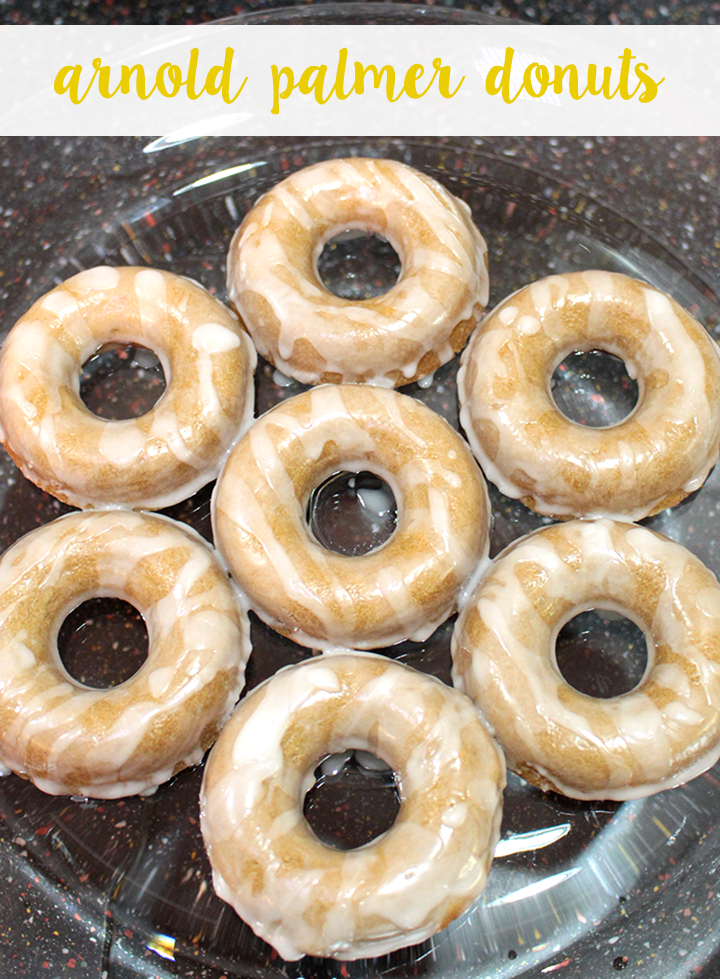 Arnold Palmer Baked Donuts // A Style Caddy