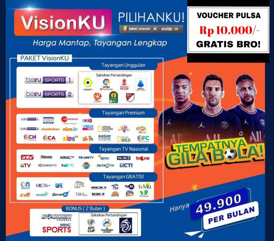 Brosur KVision Bromo dan Cartenz , KVision GOL, Brosur