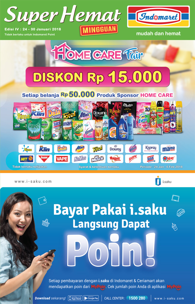 Indomaret Promo Mingguan Super Hemat 24 30 Januari
