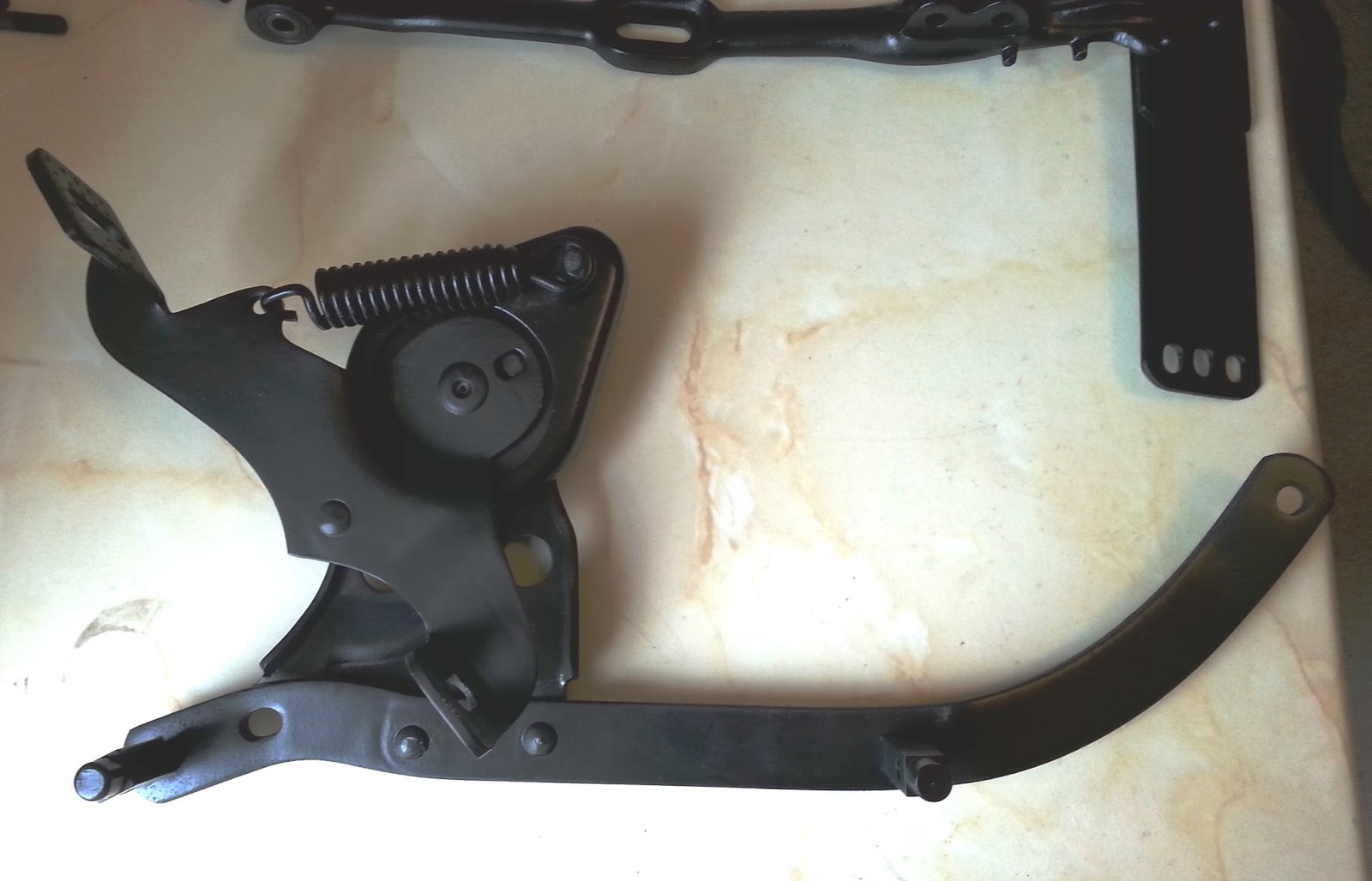 1941 Harley Davidson WL Restoration Reassembling the Footboard and