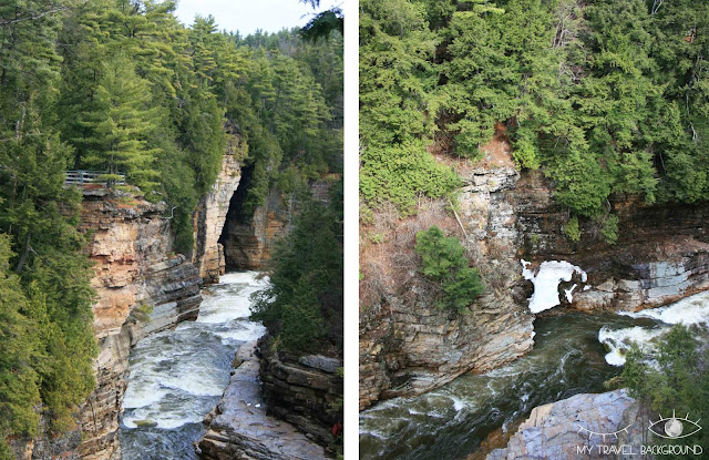 My Travel Background : 4 jours au Canada, Ausable Chasm (USA)