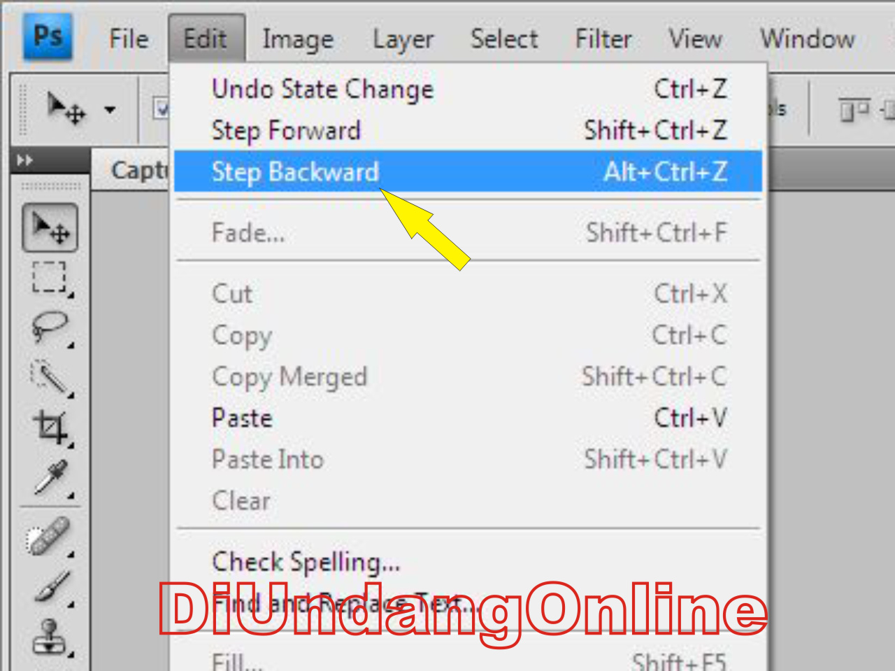 2 Cara Undo Membatalkan Printah Lebih Dari Sekali Di Photoshop
