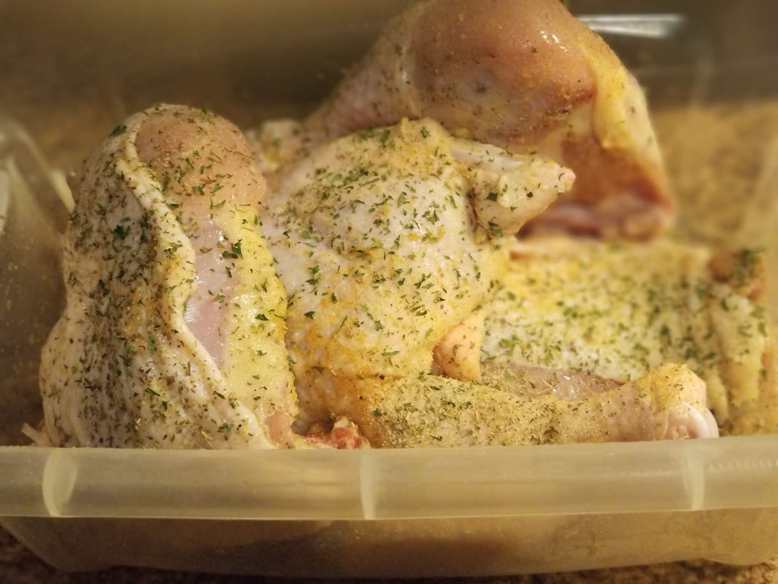 Marketa's Space How to fry leg quarters in a Air Fryer