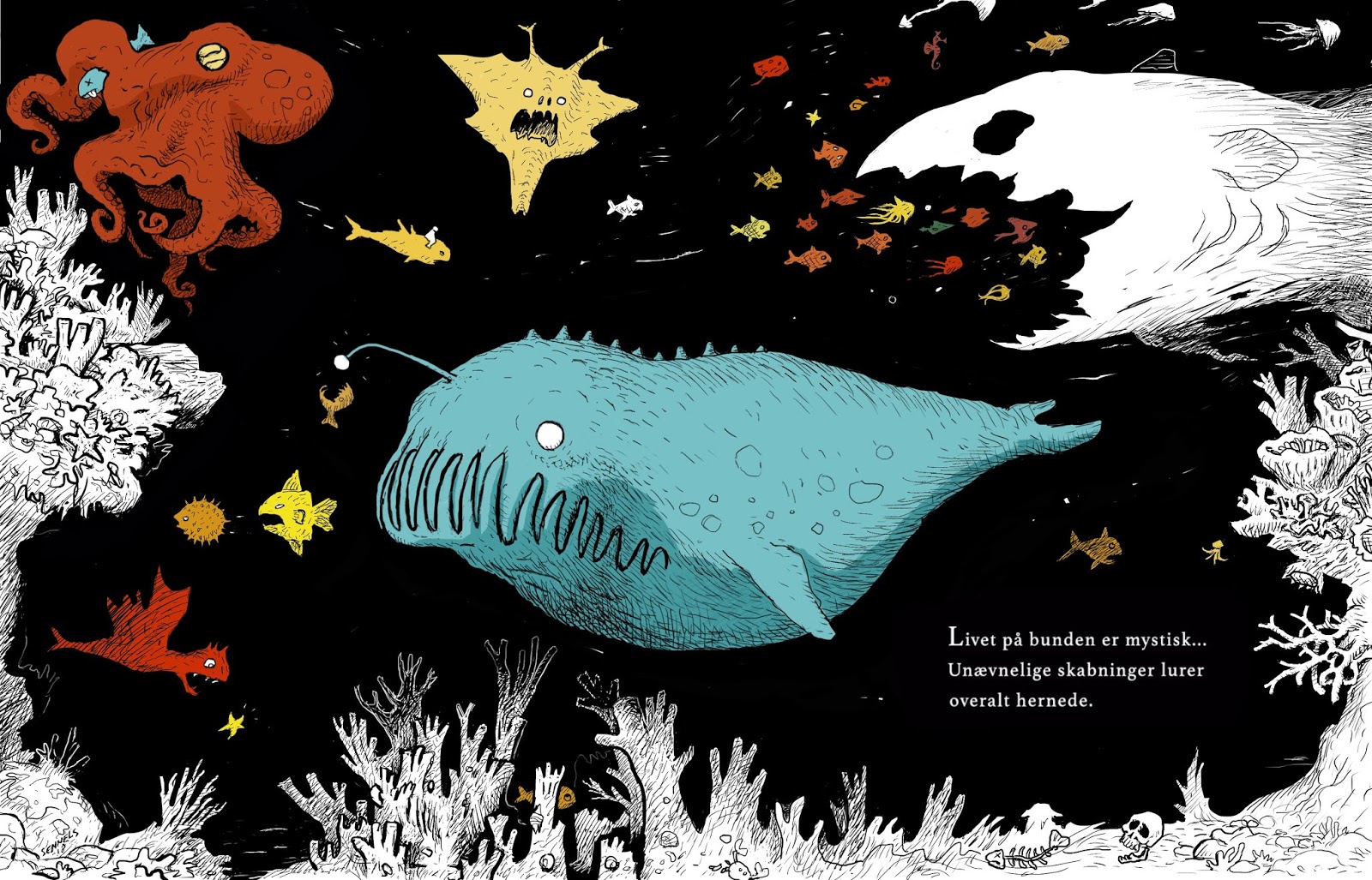 Carl Johan Sennels illustration “Life at the bottom”