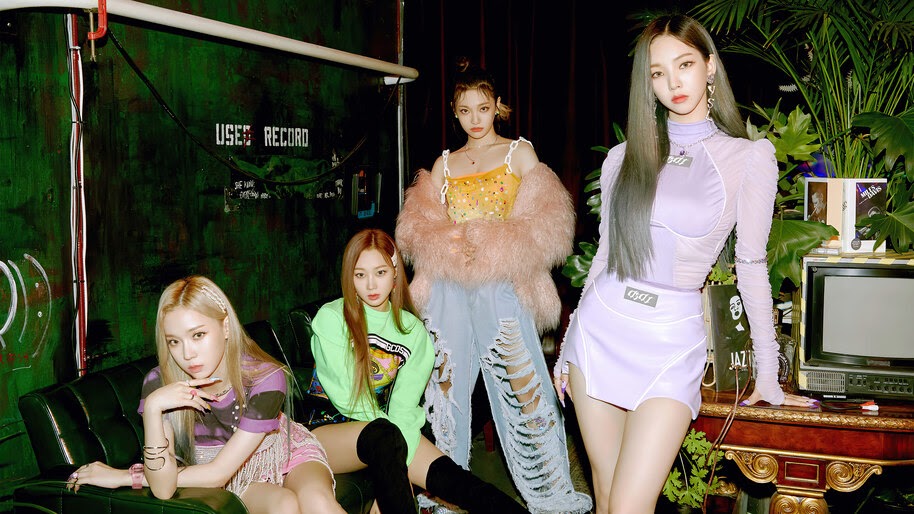 Aespa Black Mamba Karina Winter Giselle Ningning Hd 4k Wallpaper 8 1594