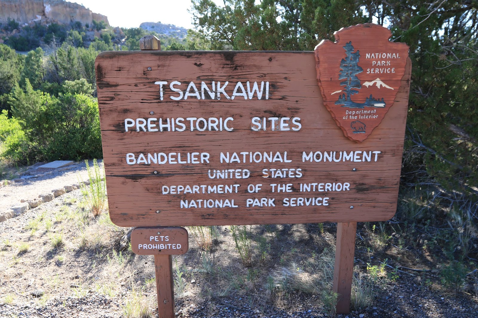 Tsankawi Ruins Trail Map Gjhikes.com: Tsankawi