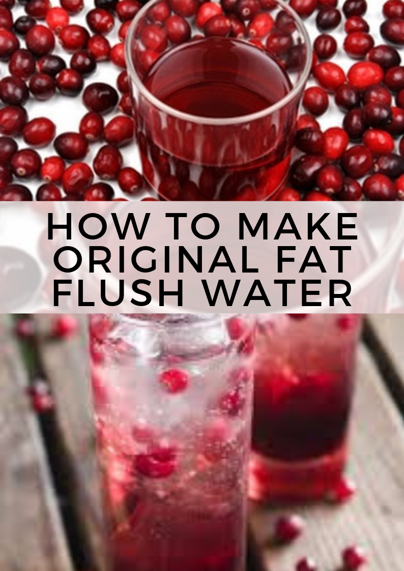HOW TO MAKE ORIGINAL FAT FLUSH WATER,DOES IT WORK! Recipe Food