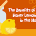 The Benefits Of Warm Honey Lemon In The Morning #infographic