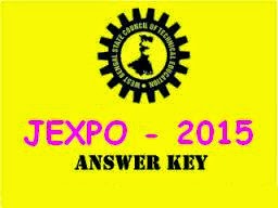 WB JEXPO 2015 Answer Key