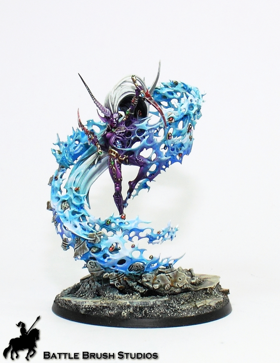 Warhammer 40k Miniature Yncarne Avatar Of Ynnead Warhammer 40k Model - Ynnari Aeldari/Eldar Miniature NO BOX Yncarne Miniature - Foto 4