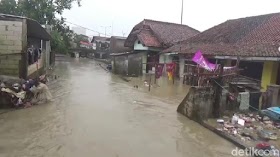 Banjir Susulan Rendam 6 Kecamatan, 1.390 Jiwa Mengungsi di Subang