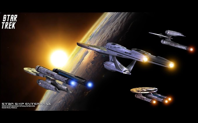 Star Trek Star Ships In Space Wallpaper