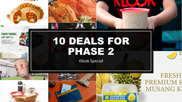 10 Deals you can get from Klook for Phase 2 Singapore