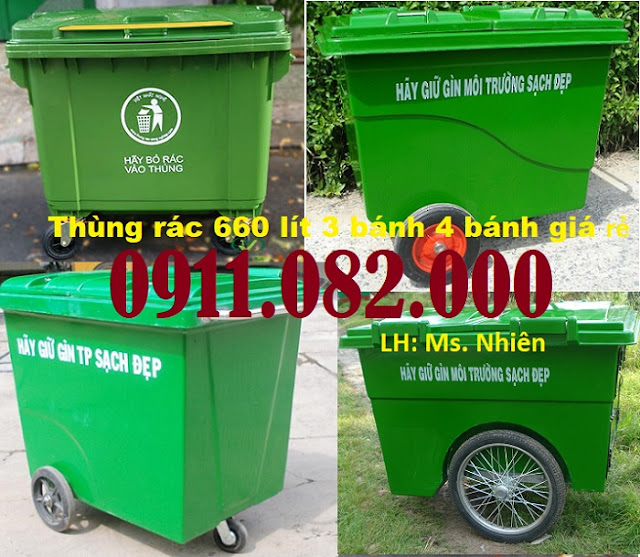 Cung cap thung rac cong cong gia re tai dong thap thung rac 120l 240L lh 0911082000