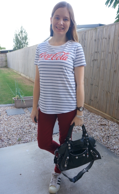 Grafting Dozens racket Away From Blue | Aussie Mum Style, Away From The Blue Jeans Rut: Printed  Tops, Colourful Jeans, Adidas Superstar and Balenciaga Part Time Bag