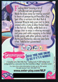 My Little Pony Day Spa Series 1 Trading Card