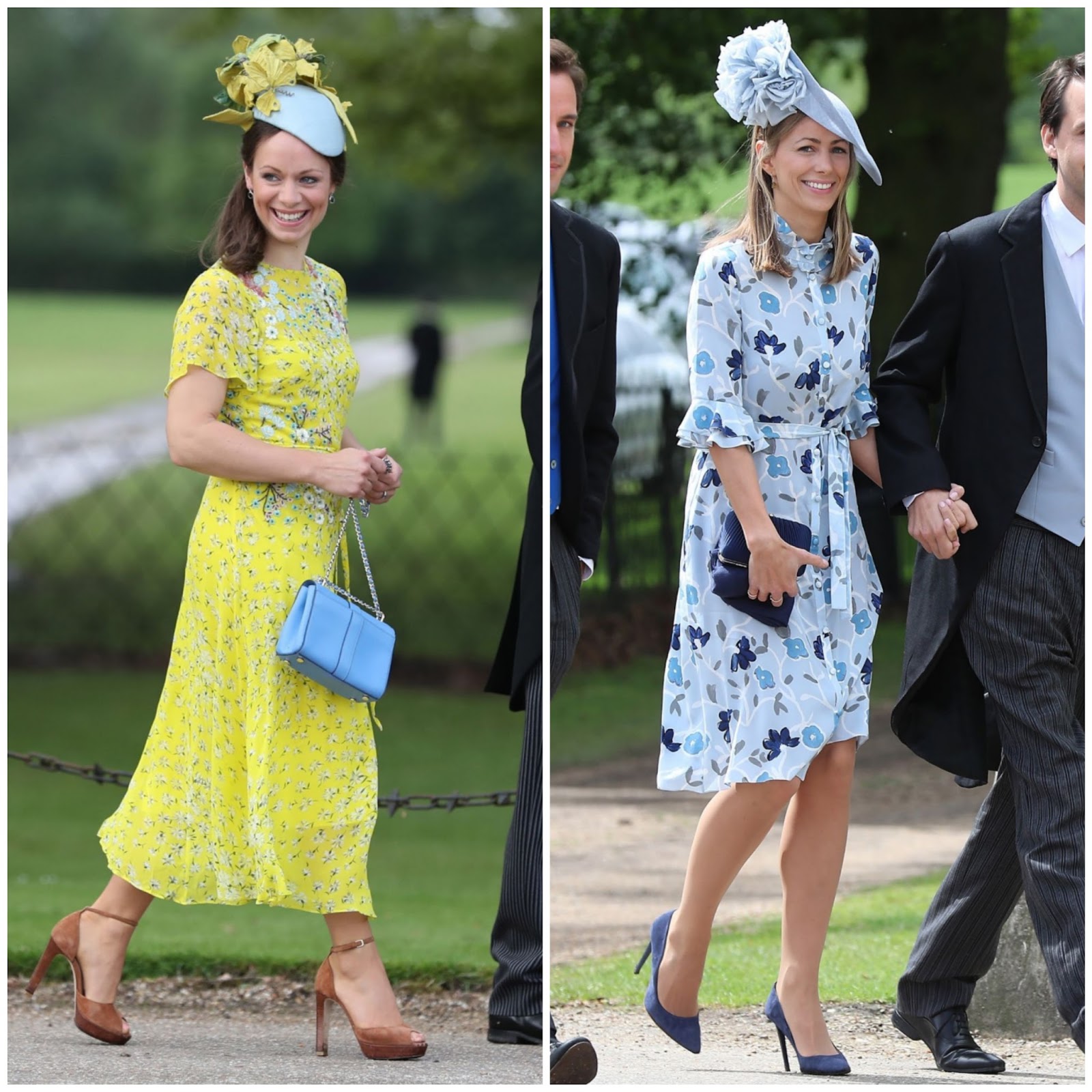 dress and hat for wedding