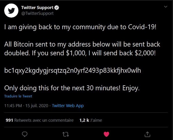 Twitter Hacklendi (Hacked) - Ünlü İş Adamlarının Hesaplarından Bitcoin İstenildi