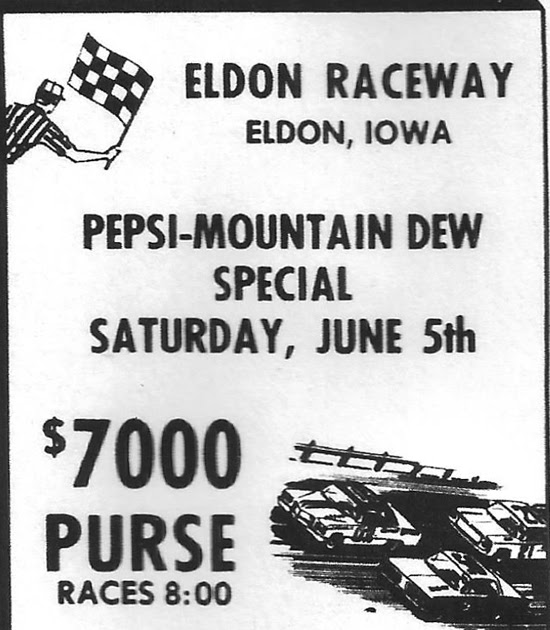 Midwest Racing Archives: Eldon Raceway’s Pepsi-Mountain Dew Special Midwest Racing Archives: Eldon Raceway’s Pepsi-Mountain Dew Special