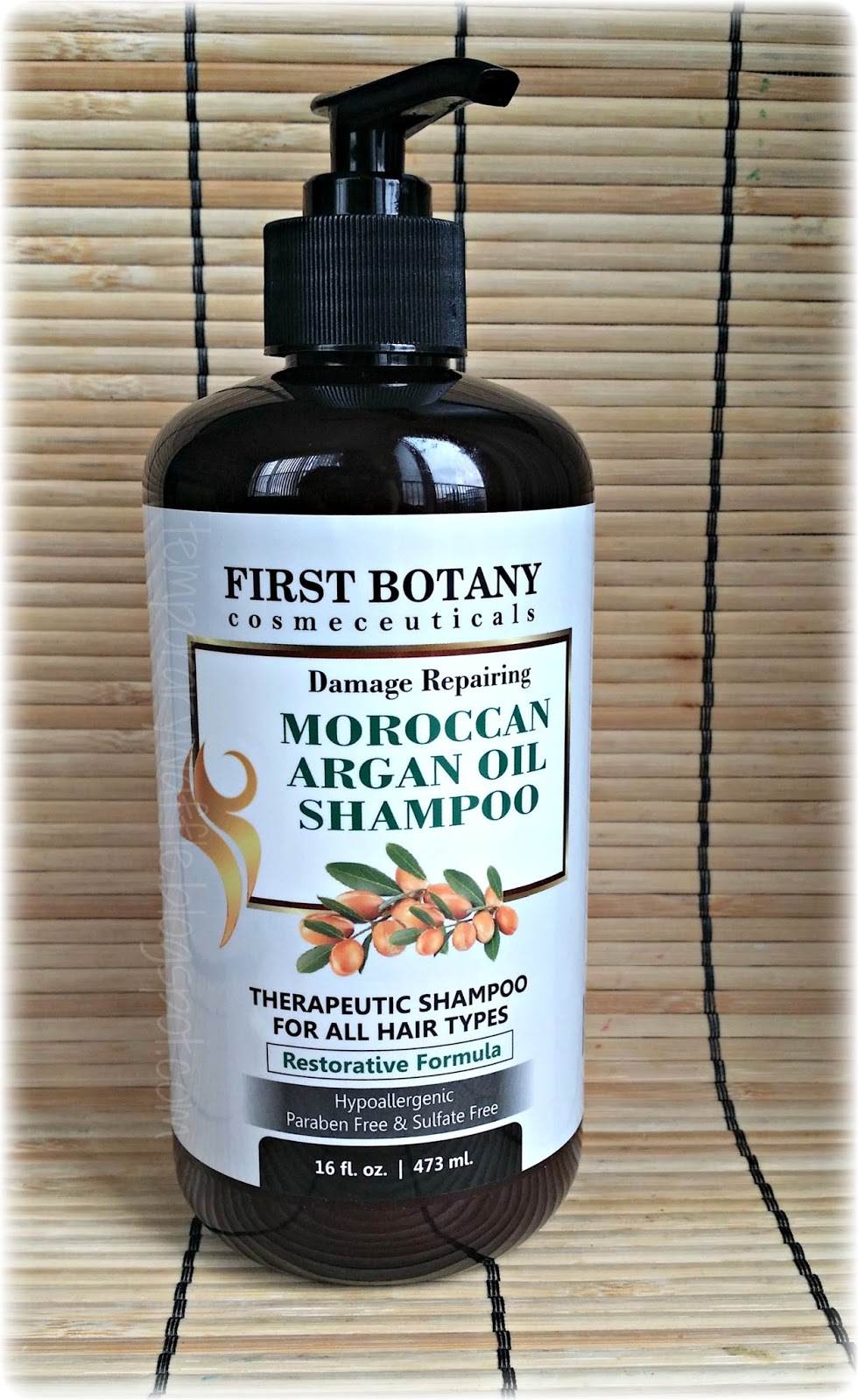 Temporary Waffle: Moroccan Argan Oil Shampoo With Restorative Formula