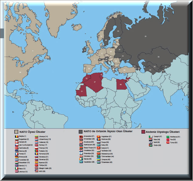 Страна являющаяся членом нато. Карта НАТО. Список стран - членов НАТО.