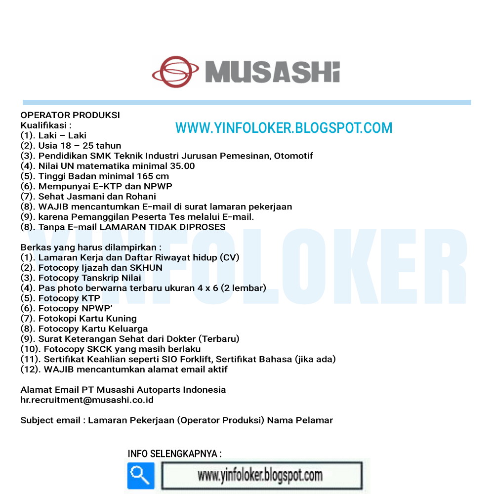 Alamat Pt Aisan Nasmoco Industri Plant 2