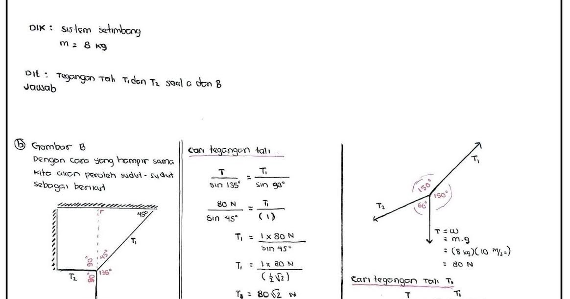 12 Contoh Soal Dinamika Rotasi Dan Kesetimbangan Benda Tegar Kelas 11 Kumpulan Contoh Soal