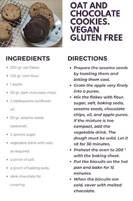 vegan gluten-free cookies oat chocolate