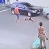 Vídeo: Câmeras de segurança flagram o momento em que homem espanca mulher em rua do Santo Agostinho