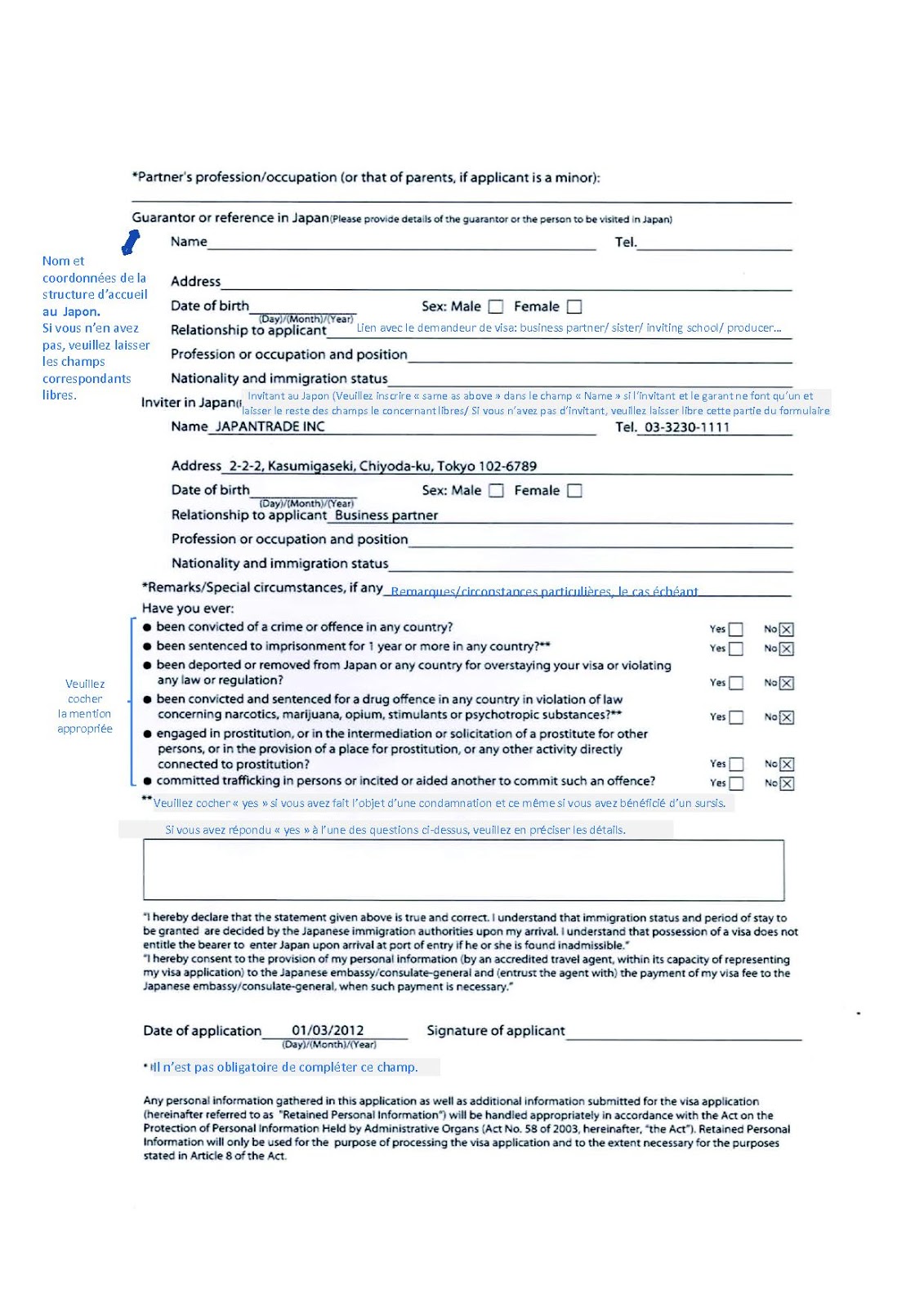 Cyril part en voyage Pour entrer au Japon