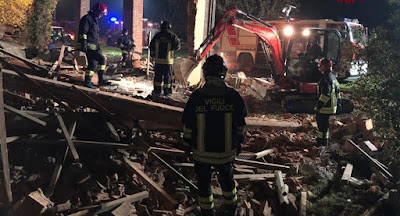 Explosión provocada en Italia mata a 3 bomberos