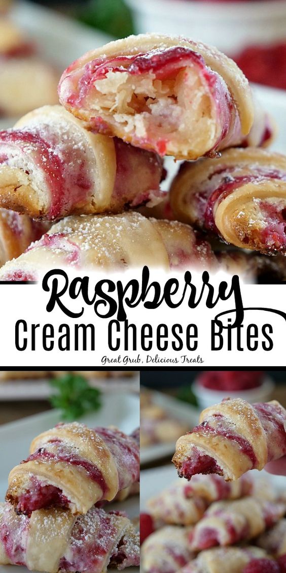 Raspberry Cream Cheese Bites Recipe Cooking with Recipes