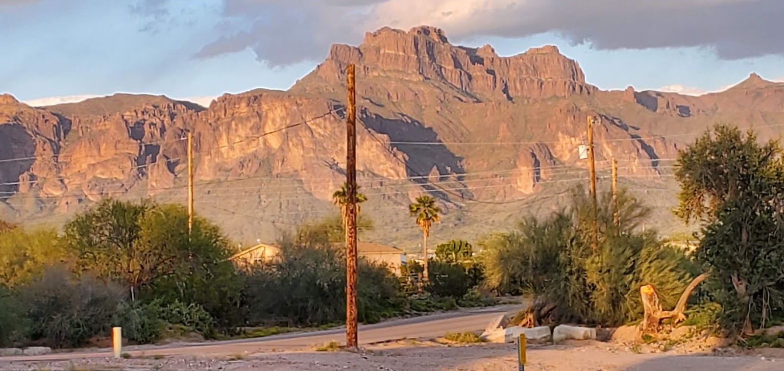 Pam's Travel Blog Superstition Mountain Cougar Shadow