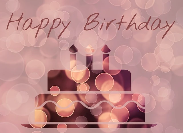 Beautiful Happy Birthday Image in hd with cake and candles free download