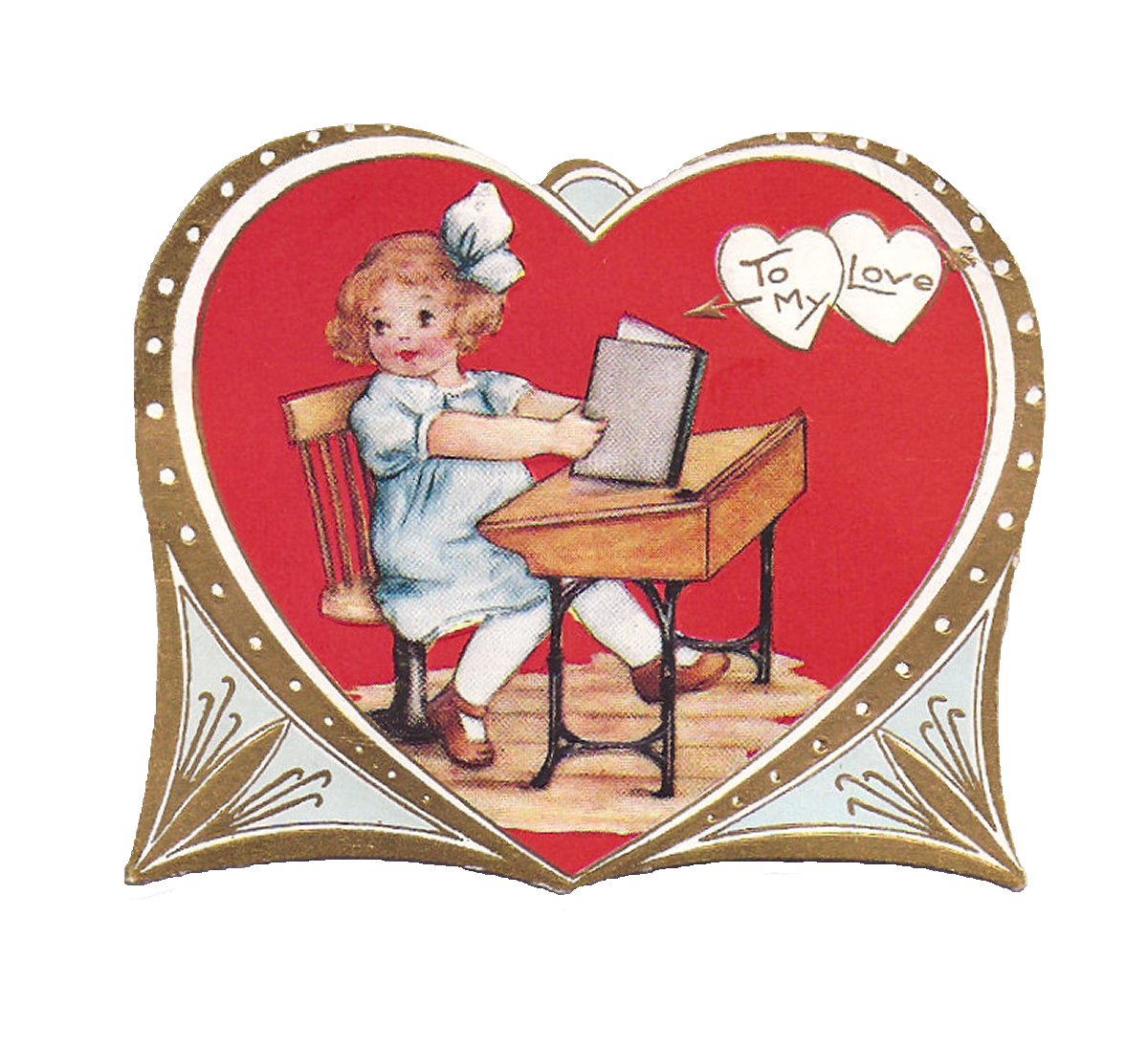 free vintage valentines day clipart - photo #15