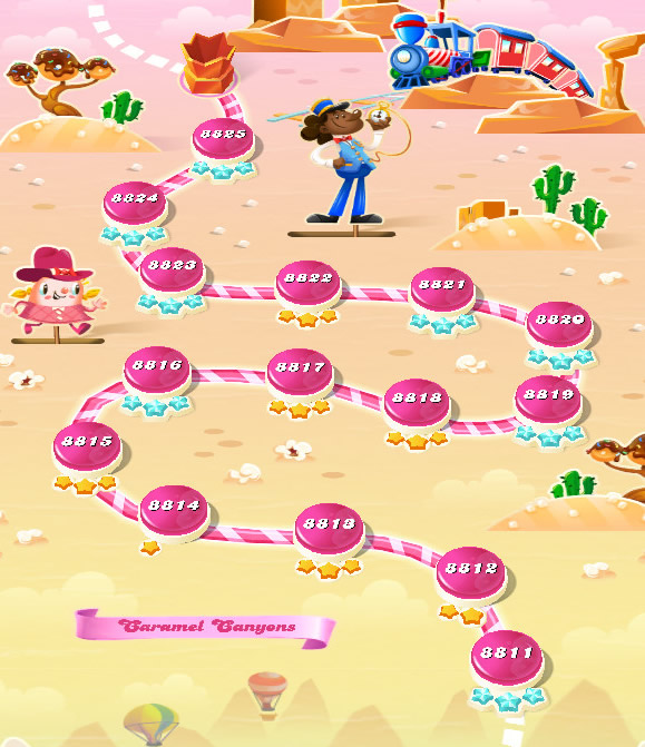 Candy Crush Saga level 8811-8825 Candy Crush Saga level 8811-8825