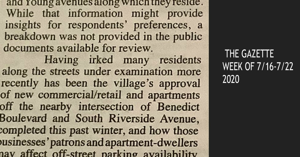 EverythingCroton PARKING ISSUES, HARMON, YOUNG, ONEIDA, TRUESDALE ETC