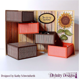 Stamp/Die Duo: Be A Sunflower, Custom Dies: Treat Tower, Ovals, Scalloped Ovals, Paper Collections: : Weathered Wood Collection, Fall Favorites