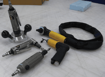 Air tools used for composite repair Aircraft Composite Repair