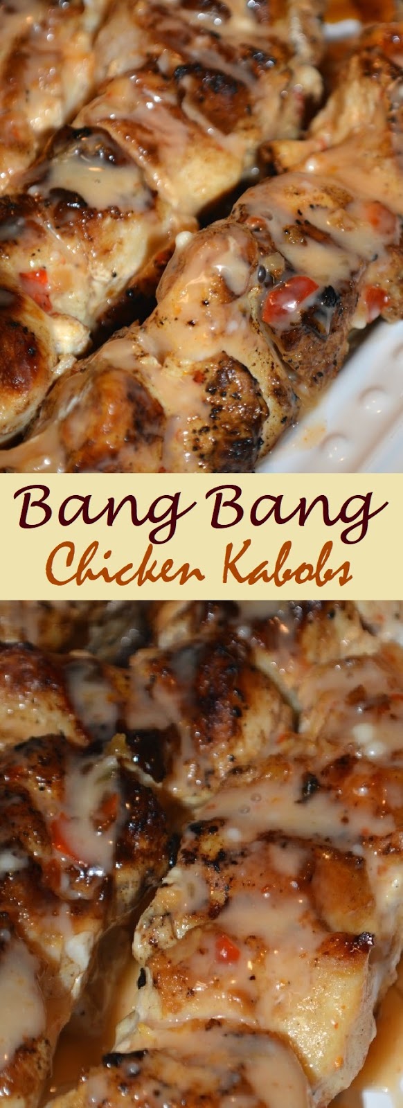 Bang Bang Chicken Kabobs